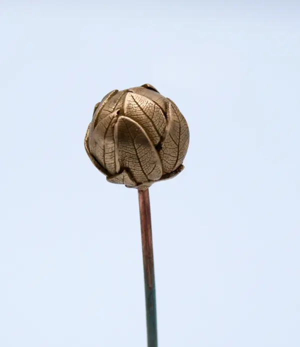 Botanical - bronze flower "leaf" - Image 2